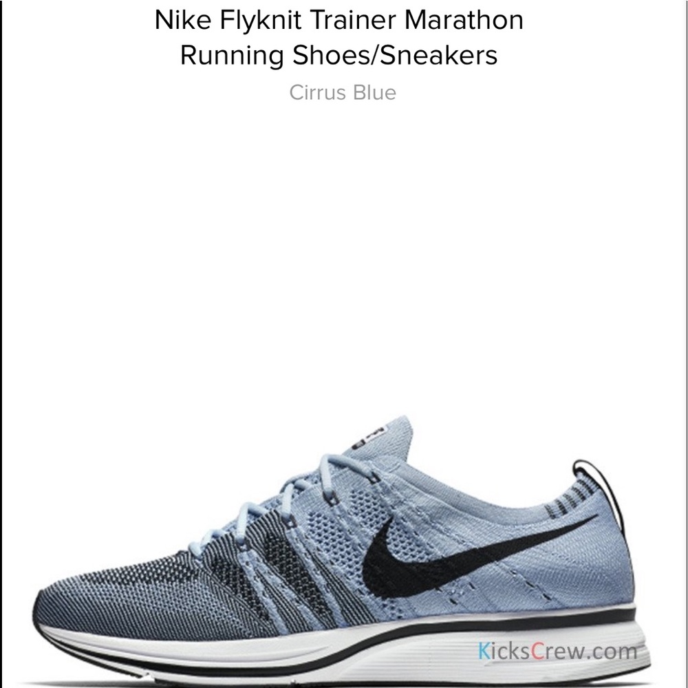 NEW NIKE Flyknit Trainer 2017 'Cirrus Blue'
